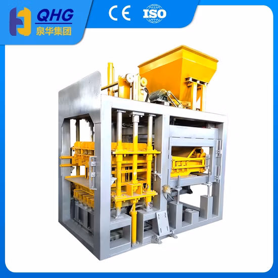 Qt8-15 Full Automatic Hydraulic Color Paver Interlocking Building Hollow Solid Fly Ash Sand Cement Concrete Block Brick Making Machine with Lowest Price