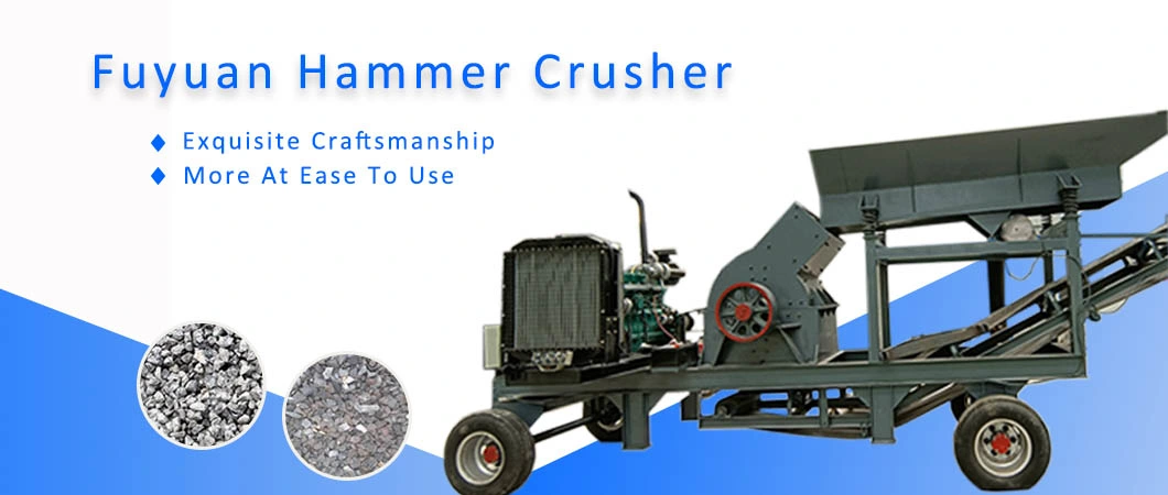 Small Gold Ore Rock Stone Limestone Grinding Hammer Mill Crusher Machine for Gold Mining