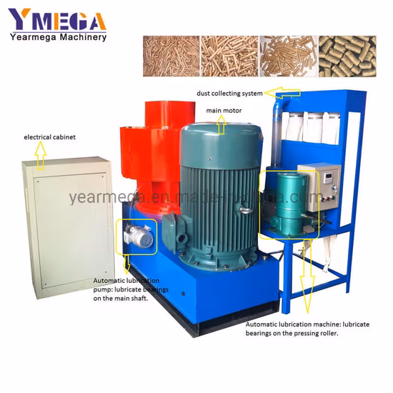 High Quality Continuously Working Biomass Wood Briquette Pellet Machine Price