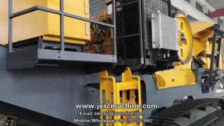 Mobile Steinmaschine Backen/Schlag/Kegel/Zerkleinerung für Eisen-Gold-Erz-Gesteinsabbau-Brecheranlage