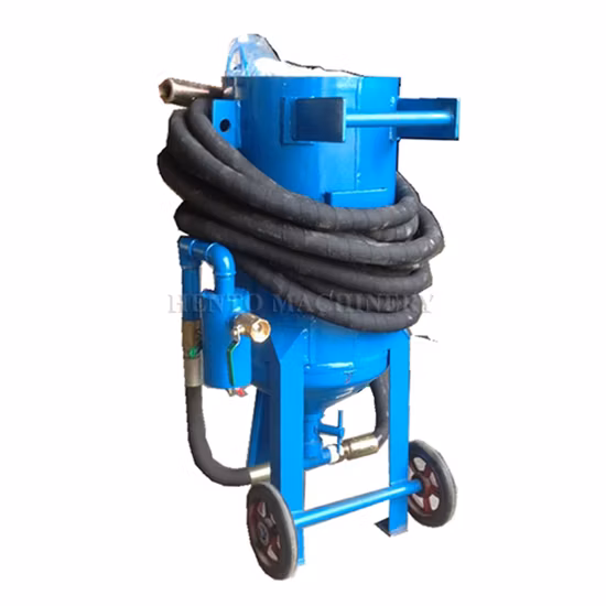Tragbare mobile industrielle Rostentfernungs-Trockensandstrahlmaschine